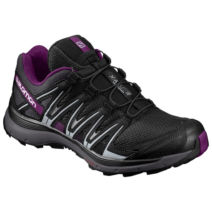 Salomon Trail Løbesko Dame Sort / Lilla - XA LITE W (KZPIN-4568)